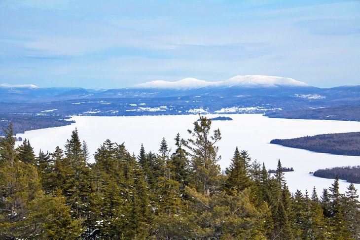 Région des lacs Rangeley dans le Maine