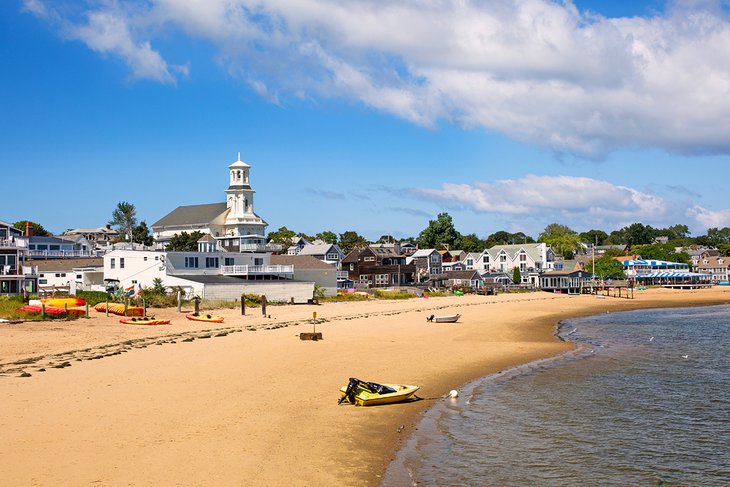 Beach next to MacMillan Pier