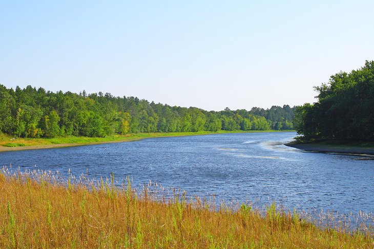 Mississippi river near St. Cloud