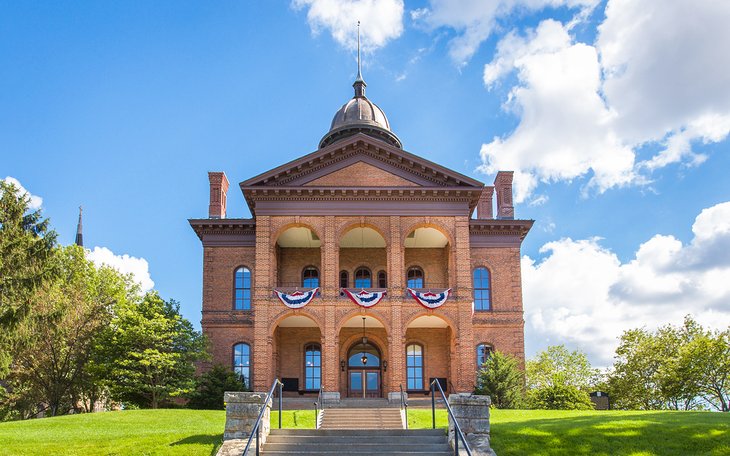 Historic courthouse in Stillwater, MN