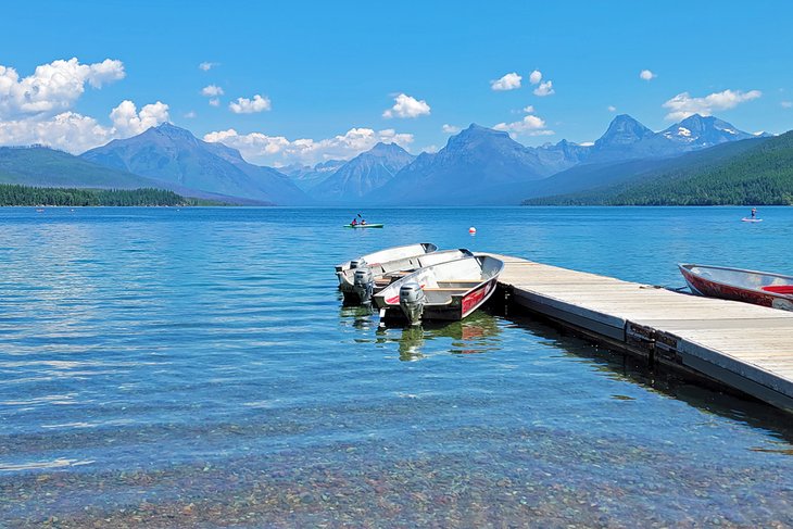 Lake McDonald near Apgar Campground