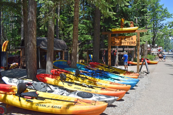 Apgar Village boat rentals