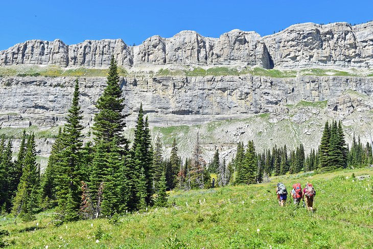 Chinese Wall on the Continental Divide Trail