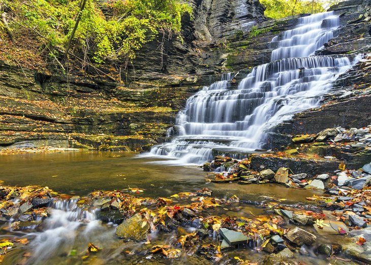 Waterfall in Cascadilla Gorge