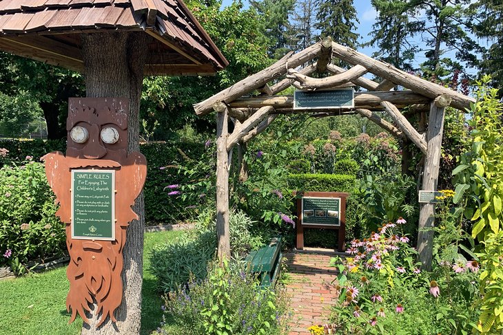 Children's labyrinth at the Forsyth Nature Center