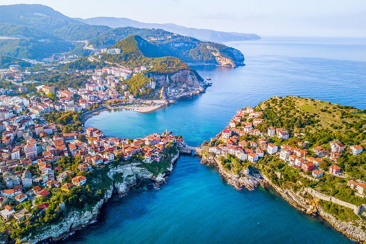 Aerial view of Amasra