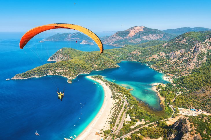 Paragliding over Oludeniz Lagoon