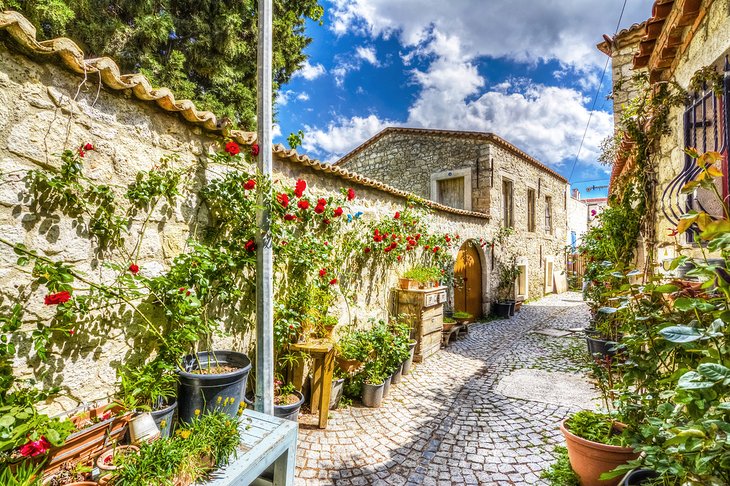 Alaçatı village street scene