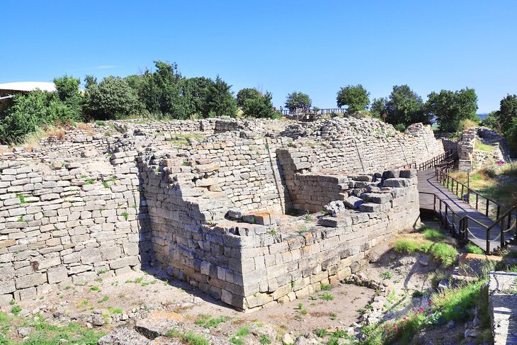 House ruins in Troy