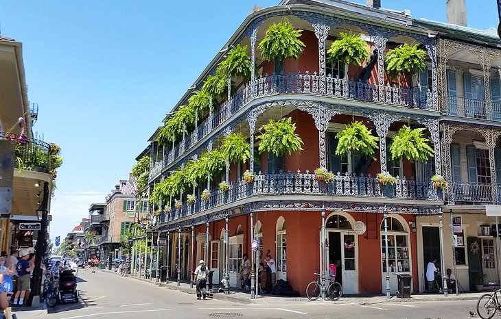 The French Quarter in New Orleans