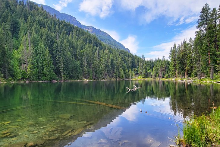 Hidden Lake, quickly reached from Glacier View Campground