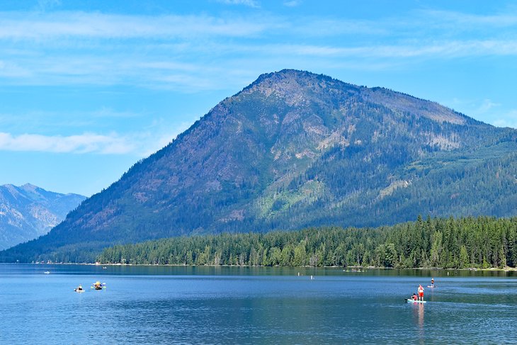 Dirty Face Peak from Lake Wenatchee State Park