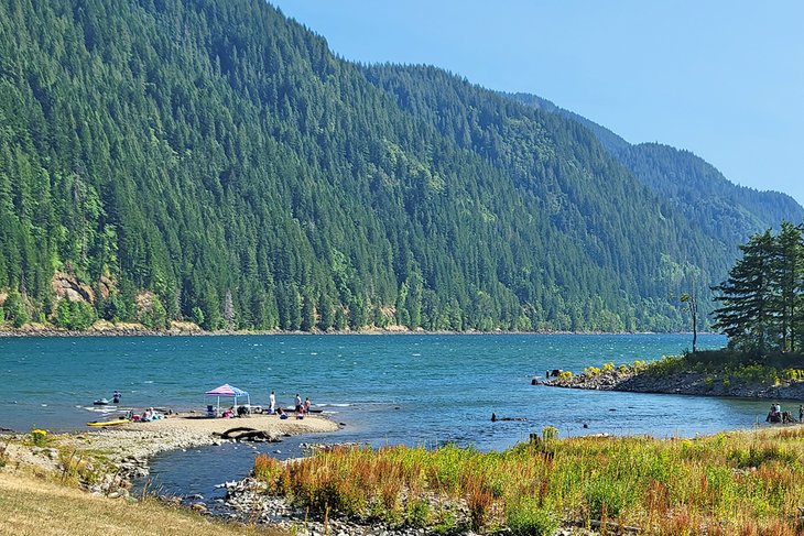 Cougar Park & Campground on the Yale Reservoir
