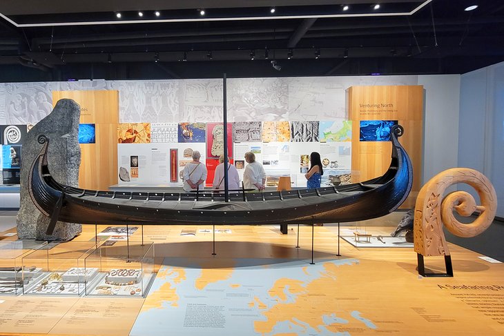 Viking ship at the National Nordic Museum