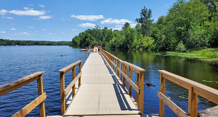 Floating section of Hunters Bay Trail