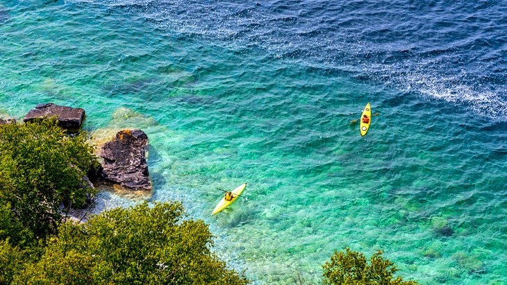 Kayaking in Tobermory