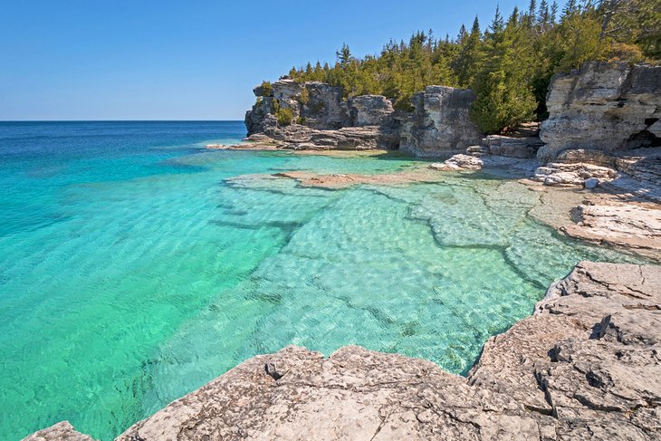 Indian Head Cove in Bruce Peninsula National Park