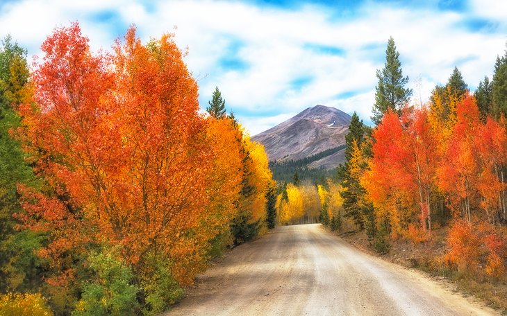 Boreas Pass with fall colors
