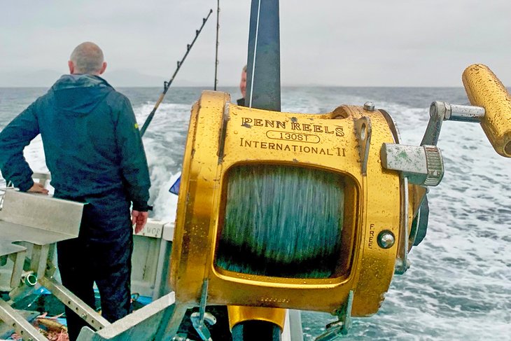 Rod and reel for bluefin tuna in Ireland