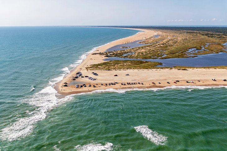 Aerial view of Cape Point Beach