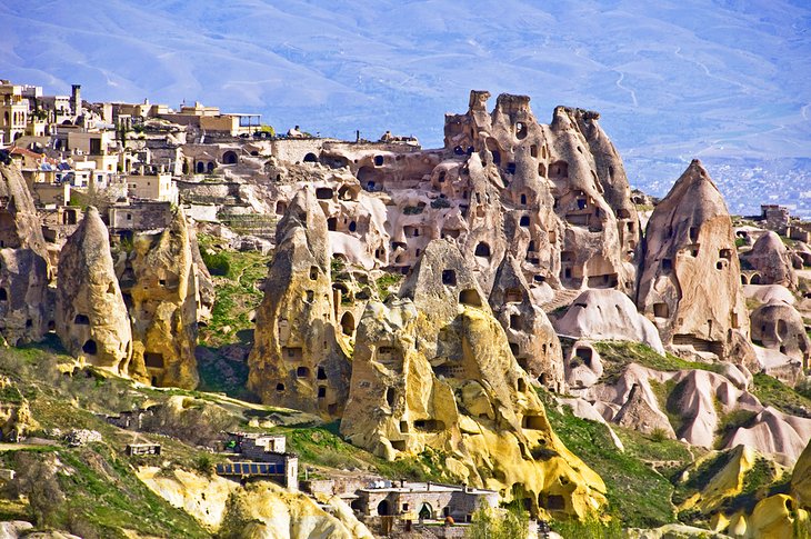 Uchisar village in Cappadocia