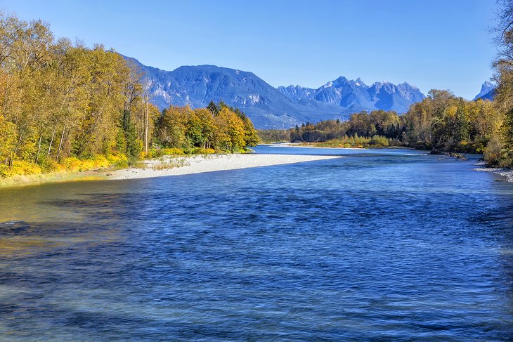 Skykomish River in Mount Baker-Snoqualmie National Forest