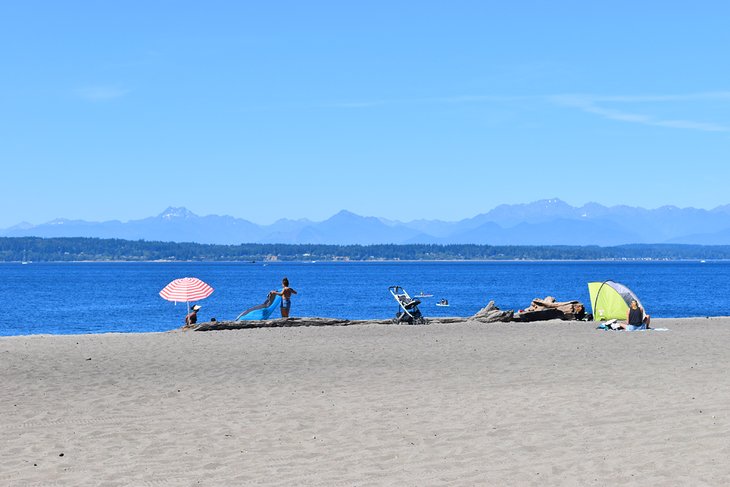 Beach at Golden Gardens Park