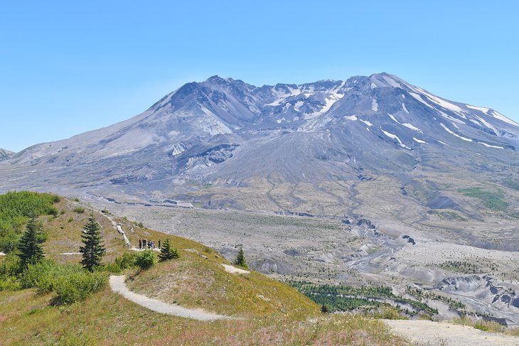 Mount St. Helens from the Johnston Ridge Observatory
