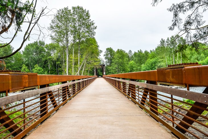 Railroad Bridge, adjacent to the Dungeness River Audubon Center