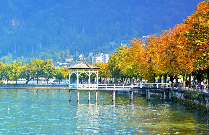 Lake Promenade in Bregenz, Austria