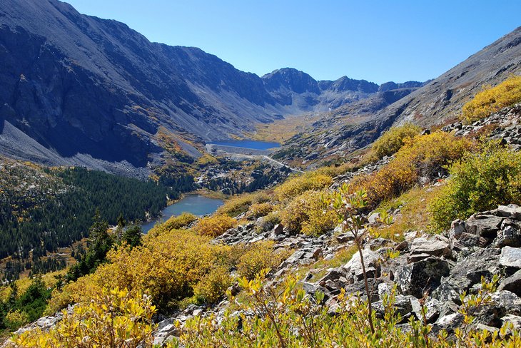 Trail up to Quandary Peak