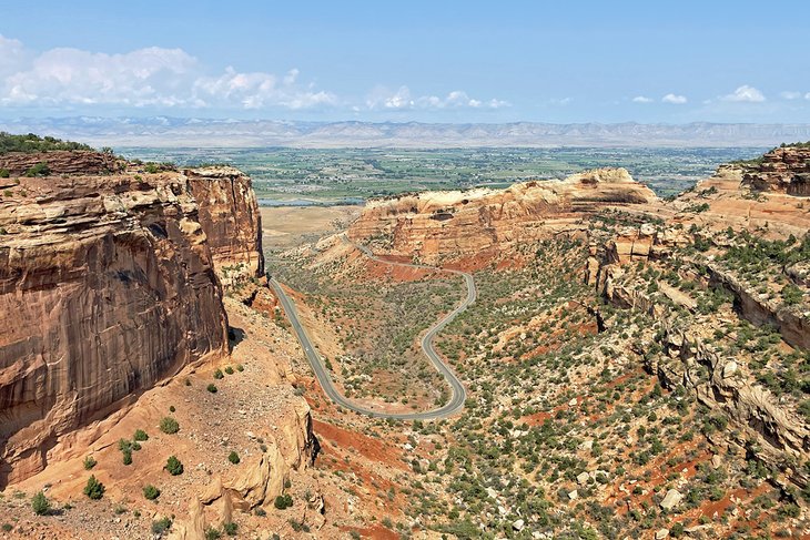 You can camp within the Colorado National Monument when you stay at Saddlehorn Campground