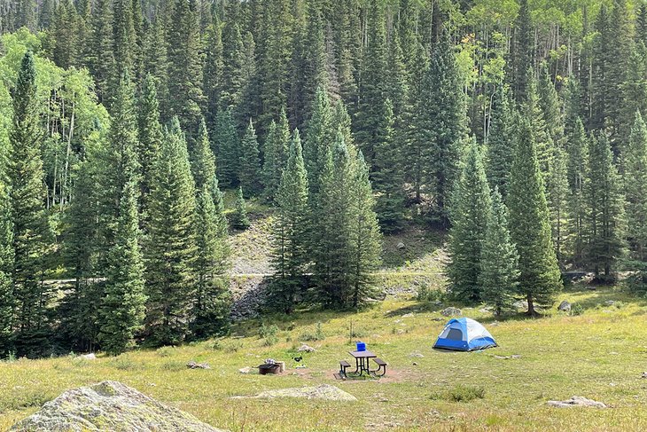 10 mejores campamentos en Telluride, CO