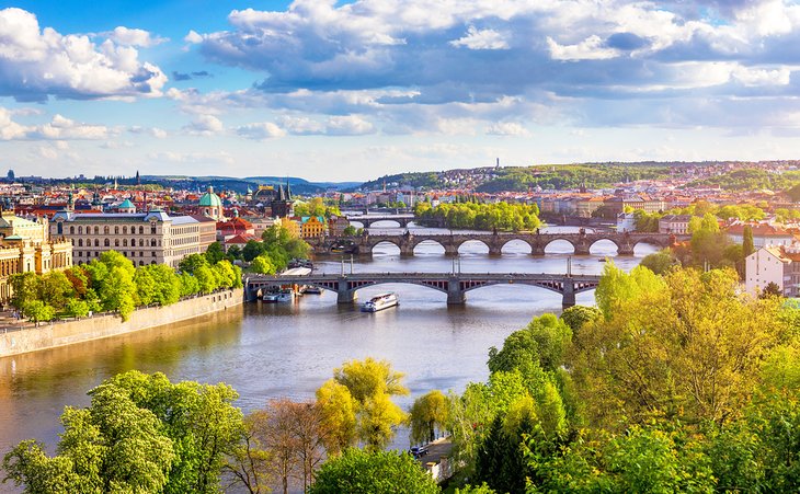 View of Prague from Letna Park