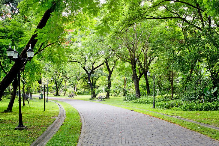Pathway through Green Park