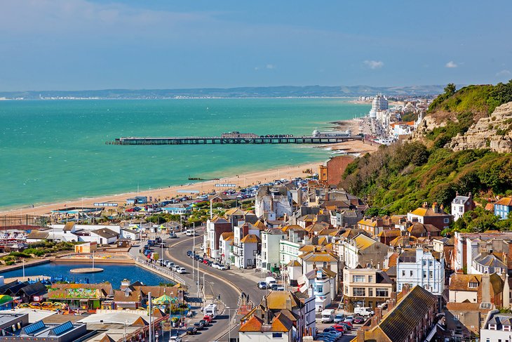 The coastal town of Hastings
