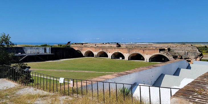 View over Fort Pickens