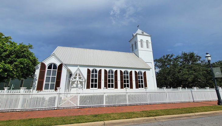 A church in Historic Pensacola Village