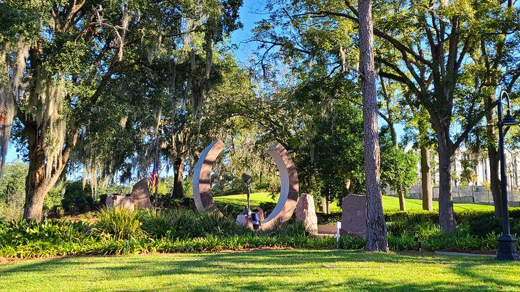 Korean War Memorial in Cascades Park