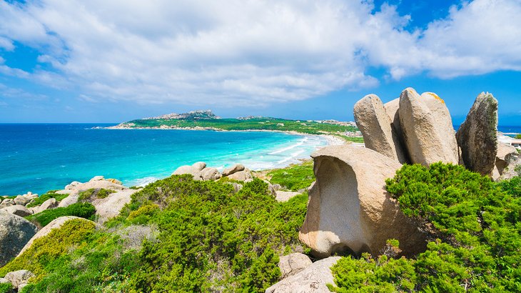 Rena di Ponente beach in northern Sardinia