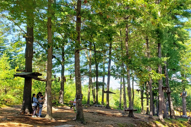 Ziplines at Chuckster's | Photo Copyright: Lura Seavey