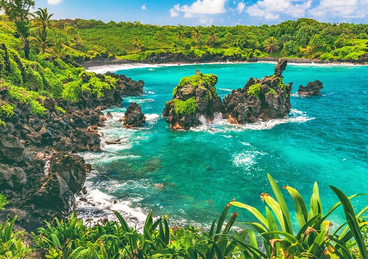 Waiʻanapanapa State Park in Hana, Maui