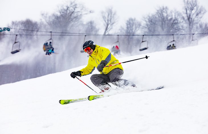 Skier at Seven Springs