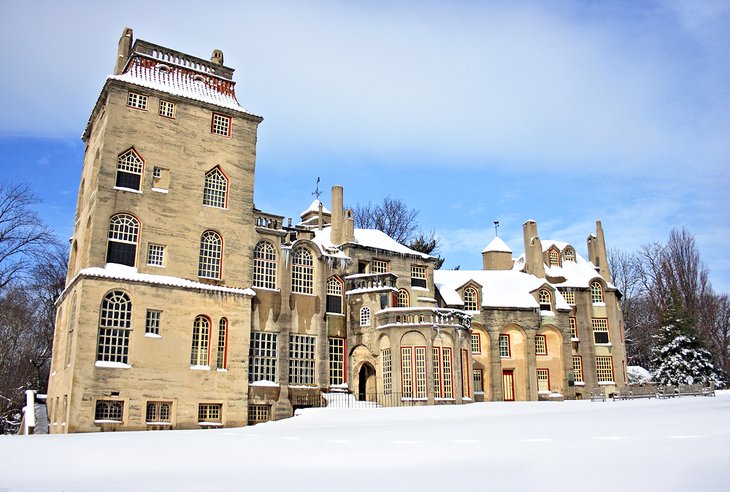 Château de Fonthill en hiver