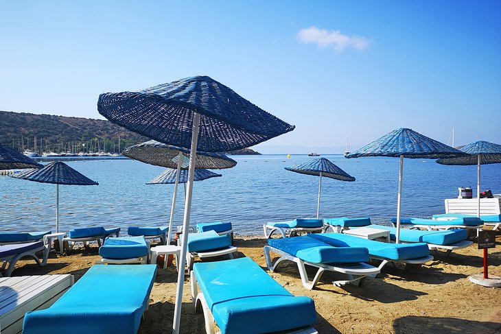 White House with Mediterranean Sea View near Camel Beach in Bodrum