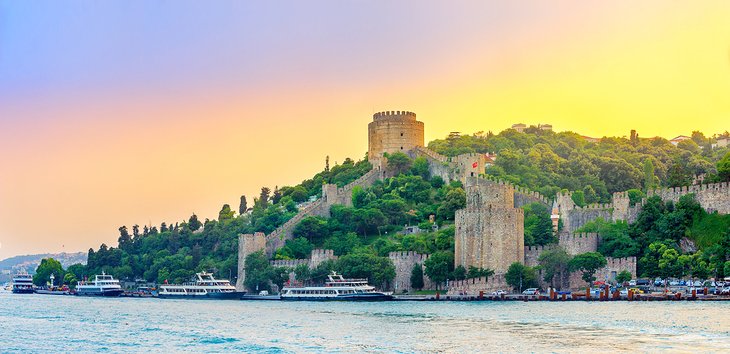 View of Rumeli Fortress from the Bosphorus