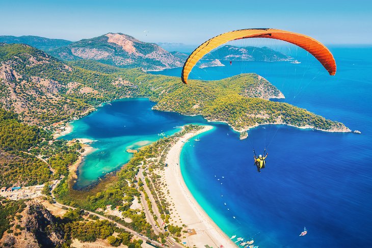 Paragliding over Oludeniz