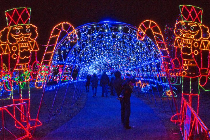 Christmas lights, Duluth, Minnesota