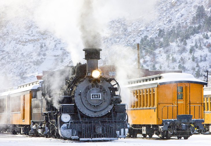 Durango-to-Silverton Narrow-Gauge Railroad Polar Express