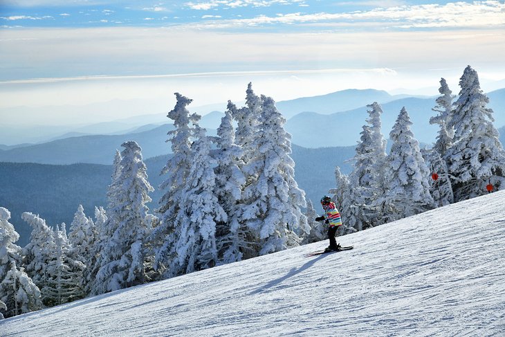 Skier at Stowe